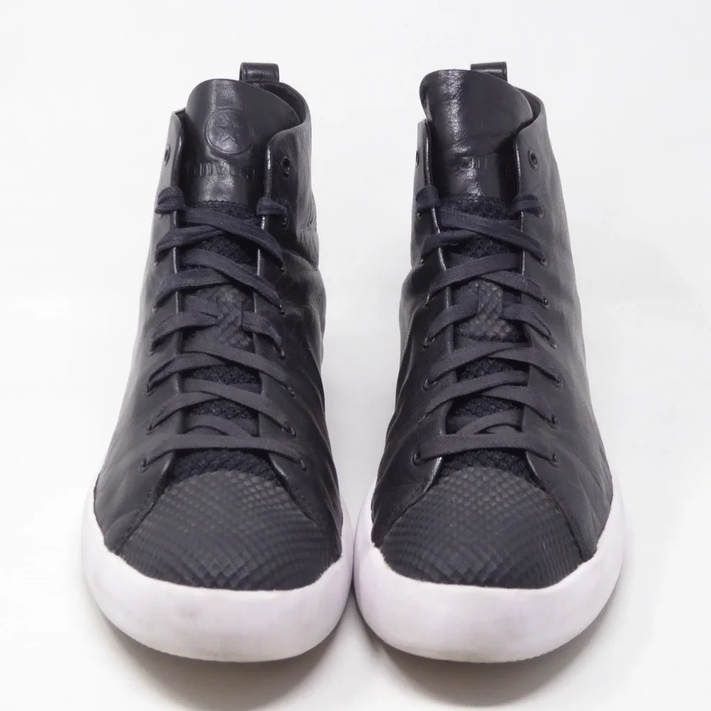Converse Mens Chuck Taylor All Star Modern High Top HTM Black Leather 12.5